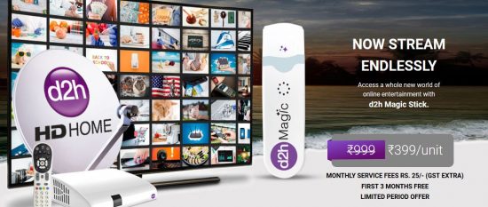 videocon d2h magic stick